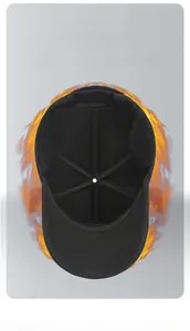 Detailed view of thermal fleece lining inside a winter baseball cap with heat retention