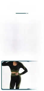 Détail du tissu à texture nid d'abeille sur legging de yoga sans couture et haut
