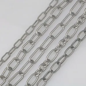 Stainless Steel DIY Link Chain Semi-Finished Accessories For Handcrafted Necklace Bracelet Jewelry Making Minimalist Design