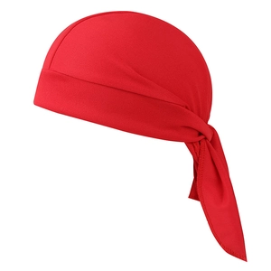 Κόκκινο durag μαντήλι κεφαλής υψηλής ποιότητας για ποδηλασία και χημειοθεραπεία