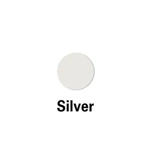 Silver color swatch detail for outdoor cartoon cat eye emergency escape keychain