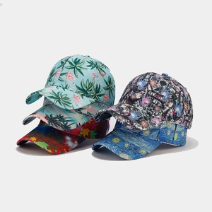 Artistic Full Print Baseball Cap Cotton Polyester Adjustable Outdoor Fashion Sun Protection Hat Unisex