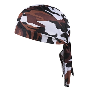 Bandana de camuflaje transpirable con lazos ajustables para deportes y aire libre