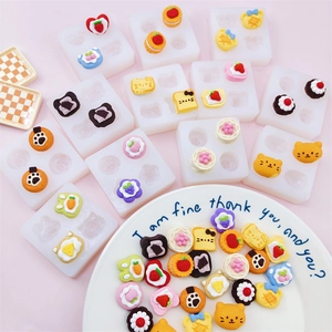 Mini food and animal shapes silicone molds for DIY resin art and cake decoration