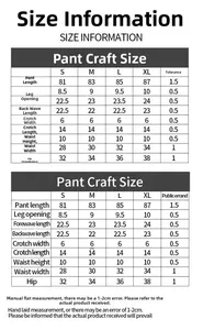 Detailed size chart for seamless high-waist yoga shorts showing S to XL measurements