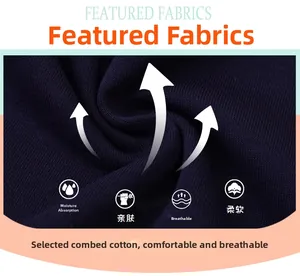 Detailed view of breathable combed cotton fabric for children sweatshirt with soft texture