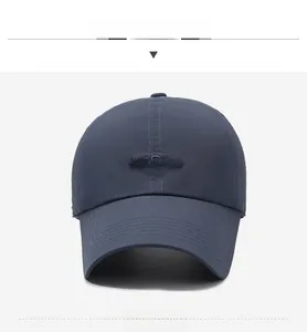 Detailed view of the dark blue baseball cap featuring 3D embroidered NARAS lettering