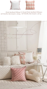 Detailed view of two pink decorative cat paw pillow covers in 45x45CM size on sofa