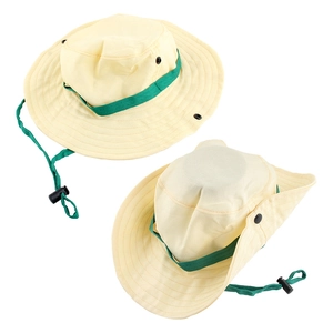 Kids outdoor explorer safari hat set with adjustable chin strap and breathable mesh vents