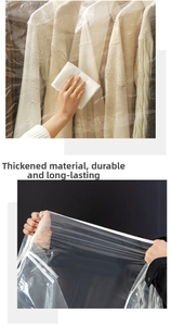 Macro detail of thick waterproof garment cover showing easy cleaning and high durability