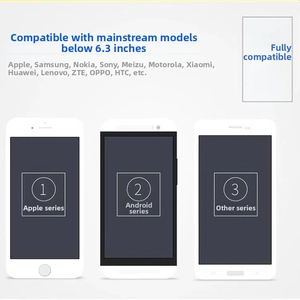 Universelle Kompatibilität für Smartphones bis 6,3 Zoll unter iOS und Android-Systemen