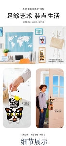 DIY cartoon animal door hangers featuring cats and elephants for kids creative room decor