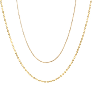 Double Layer Necklace Stainless Steel Layered Rice Bead Chain Minimalist Clavicle Accessory For Women Elegant Fashion