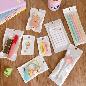 Versatile self-sealing storage bags for jewelry, stationery, and small accessories