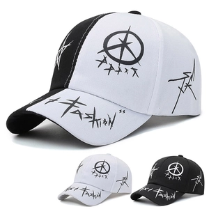 Fashion Graffiti Print Cotton Baseball Cap Star Pattern Adjustable Peaked Hat Streetwear Hip Hop Style For Men Women
