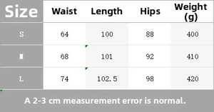 Guide des tailles pour ensemble en maille sans manches avec mesures de taille et longueur