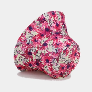 Sunflower pattern bucket hat for women with reversible design and sun protection