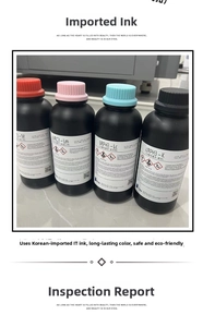Set mit vier professionellen UV-Härtungstintenflaschen für URPH3-Großformatdrucker