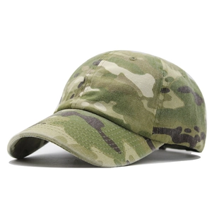 Casquette De Baseball Camouflage Coton Respirant Pare-soleil Sport De Plein Air Mode Décontractée Chapeau Réglable Unisexe Adultes