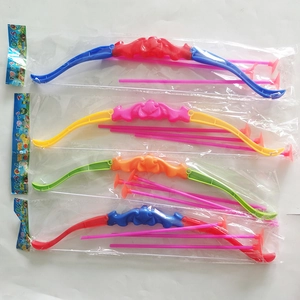 Large kids archery bow and arrow toy set with suction cups in four vibrant colors