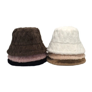 Anglerhut Kunstpelz Gesteppt Plüsch Warm Winter Outdoor Mode Dick Weich Einfarbig Sonnenschutz Für Damen