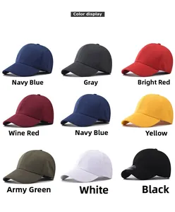 Detailed color display of classic plain full-closure elastic baseball caps