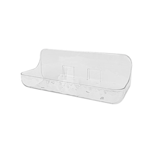 Étagère murale de salle de bain en acrylique transparent pour le rangement cosmétique