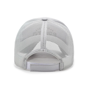 Berretto da baseball uomo grigio chiaro traspirante in mesh con chiusura regolabile