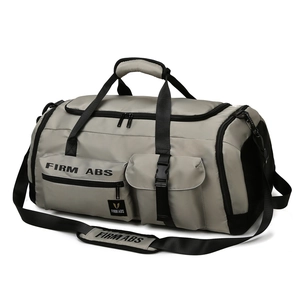 Large Capacity Gym Duffel Bag With Independent Shoe Compartment Wet Dry Separation Waterproof Oxford Travel Bag Backpack For Women Men Yoga Fitness Sports Handbag Luggage Bag
