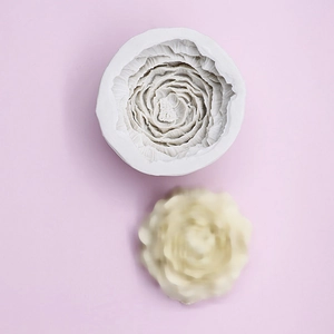 Moule en silicone de pivoine pour bougies parfumées DIY et savon artisanal