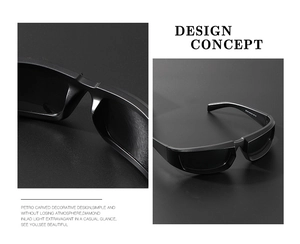 Detailed close-up of Y2K sporty sunglasses model BS1020 with CE mark and size specs