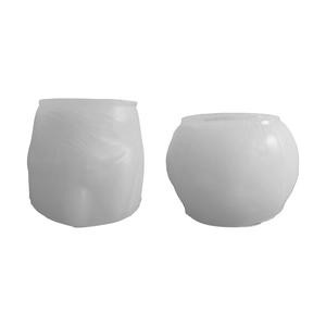 Stampi in silicone per candele a cilindro e vasi da fiori in gesso per il fai da te