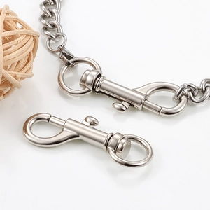 Swivel Snap Hook Alloy Metal Lobster Clasp Rotatable DIY Jewelry Keychain Making Bag Accessories Hardware Findings