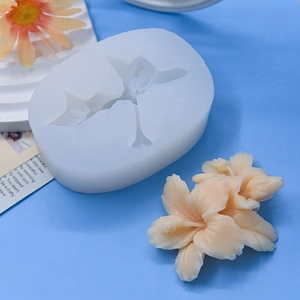 Flower shaped silicone mold for DIY cake baking and handcrafted floral resin crafts