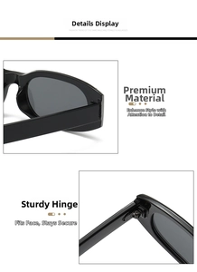 Detail shot of sturdy reinforced hinges and smooth texture on oval plastic sunglasses