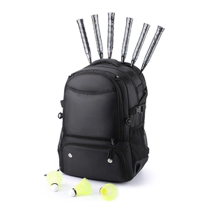 Waterproof sports backpack for basketball and badminton with a separate shoe compartment