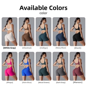 Combinaison de yoga dos nu pour femme en dix couleurs avec effet fesses froncées