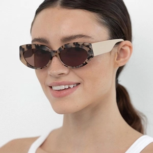 Vintage Cat Eye Sunglasses For Women PC Frame AC Lens UV400 Protection Retro Chic Small Frame Eyewear