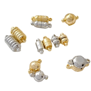 Magnetische Schmuckverschlüsse in Gold und Silber in verschiedenen Formen für DIY-Halsketten