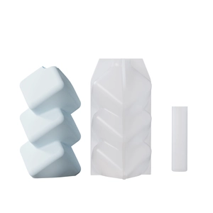 Stapelbare geometrische Silikonform für DIY Epoxidharz Vasen und Heimdekoration Kunst
