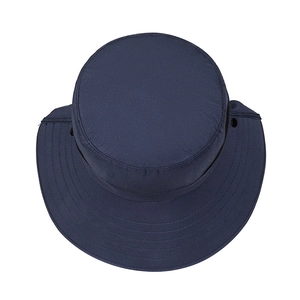 Cappello da sole outdoor con protezione collo e mesh traspirante in blu navy