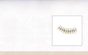 Detailed specifications of S925 sterling silver geometric earrings with cubic zirconia