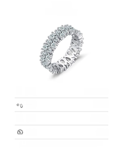Détails de la bague en argent 925 avec zircons marquises et spécifications du produit