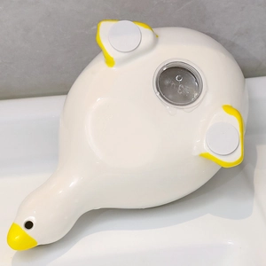 Porte-savon canard mignon en céramique pour salle de bain, égouttoir à savon pour cuisine.