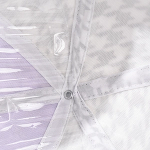 Detail view of the baseball cap inner structure with breathable white mesh and lining