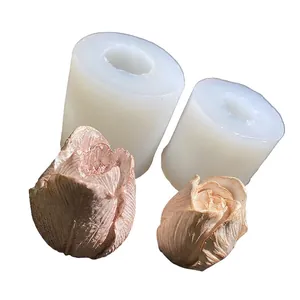 Silicone rose bud molds for DIY crystal resin jewelry and handmade plaster ornaments