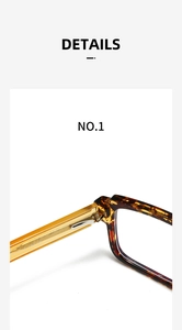 Macro detail of amber tortoise eyeglasses showing the reinforced hinge and temple specs