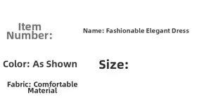 Guide des tailles et détails du tissu pour la robe de luxe à paillettes colorées