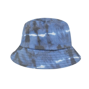 Cotton Tie Dye Bucket Hat Wide Brim Sun Protection Breathable Outdoor Summer Fisherman Cap Streetwear For Men Women