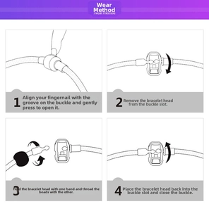 Step-by-step guide for wearing and assembling a DIY snake chain charm bracelet